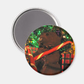 Teddys Weihnachten II Magnet (Vorderseite/Rückseite)