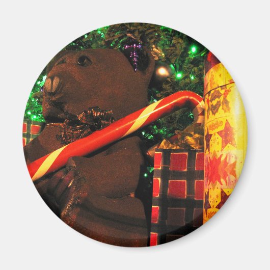 Teddys Weihnachten II Magnet (Vorne)