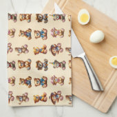 Teds Geschirrtuch (Viertel Falte)