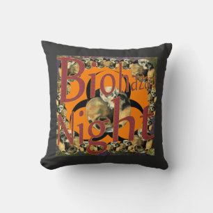 Teds heidnische Tiki-Bar Enoteca Biohazard-Nacht Kissen
