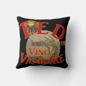 Ted's Pagan Tiki Shack Bar Enoteca Biogefährdung Kissen (Rückseite)