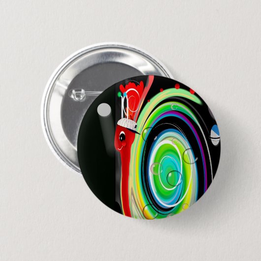TedTheSnail Button (Vorne & Hinten)