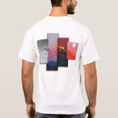 TEDx der weiße T - Shirt regnerischerer Männer (Rückseite)