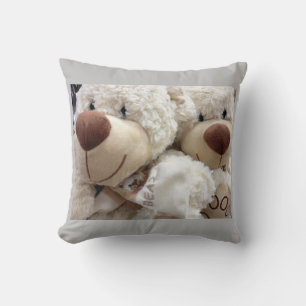 "TEDY BEAR COUPLE" DURCH PILLOW KISSEN