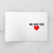 TEDY BEAR & GRIZZLY ROMANTIC LIEBE GREETCARD KARTE (Innenseite)