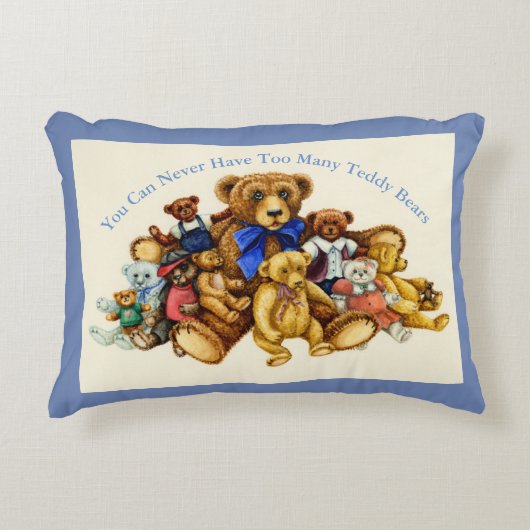 TEDY BEAR HUGS ACCENT PILLOW *Anpassen Dekokissen (Vorderseite)