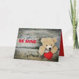TEDY BEAR VALENTINE'S DAY KARTE