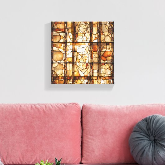 Tee Abstrakte Kunst Leinwanddruck (Insitu (Wohnzimmer))