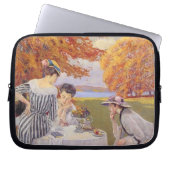 Tee am Herbst im Park Laptopschutzhülle (Vorderseite)