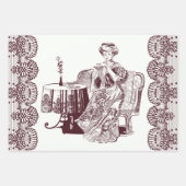 Tee aus Damengetränken Geschenkpapier Set (Vorderseite)