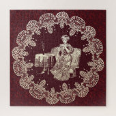 Tee aus Damengetränken Puzzle (Vertikal)