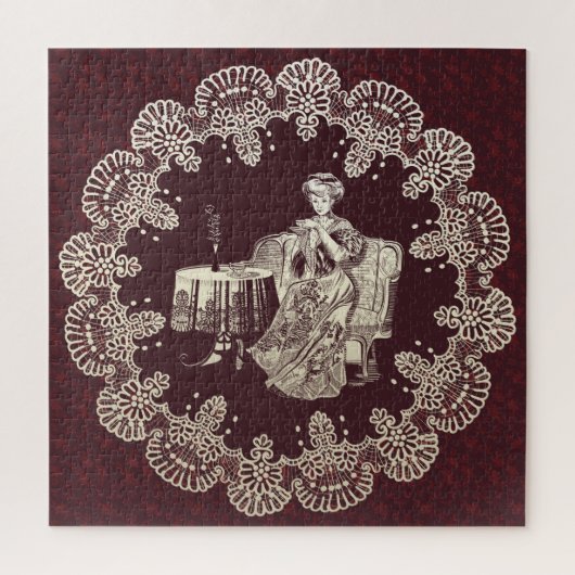 Tee aus Damengetränken Puzzle (Vertikal)