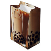 Tee aus Glas Mittlere Geschenktüte (Vorderseite Schrägansicht)