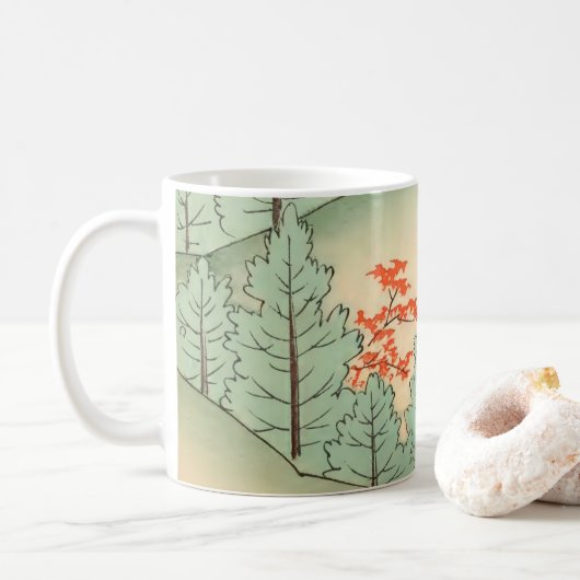 Tee aus japanischen Kunstbildern Kaffeetasse (Mit Donut)