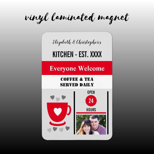 Tee aus Tee aus der Küche Foto Magnet