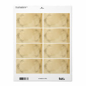 Tee aus verkettetem Jahrgang 1 - Matching Labels (Vorne)