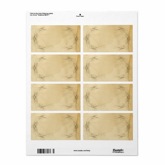 Tee aus verkettetem Jahrgang 1 - Matching Labels (Vorne)