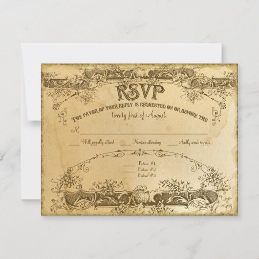 Tee aus Vintage Wedding 2 - Einladung (Vorderseite)