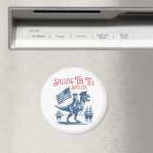 Tee ausschütten seit 1773 Süßes Zitat Magnet (In Situ (Geschirrspüler))