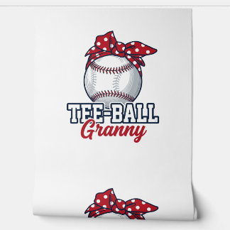 Tee Ball Oma Baseball-Schleife Vintage-Shirt_1 Tapete