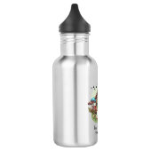 Tee, Bäume und Ruhe Edelstahlflasche (Links)