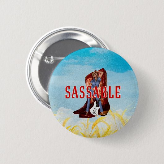 TEE Be Sassable Buttons (Vorne & Hinten)