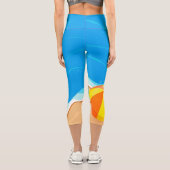 TEE Beach Born Capri Leggings (Rückseite)