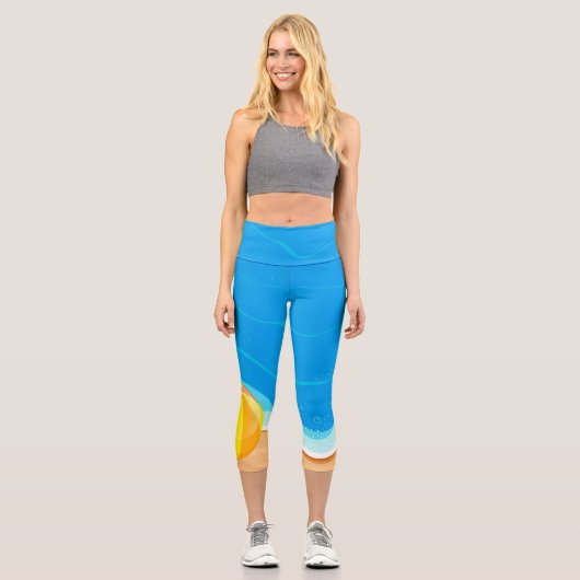 TEE Beach Born Capri Leggings (Vorderseite)
