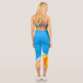 TEE Beach Born Capri Leggings (Rückseite)