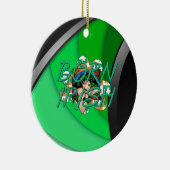 TEE Born Irisch Keramik Ornament (Rechts)