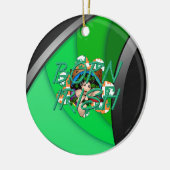 TEE Born Irisch Keramik Ornament (Links)