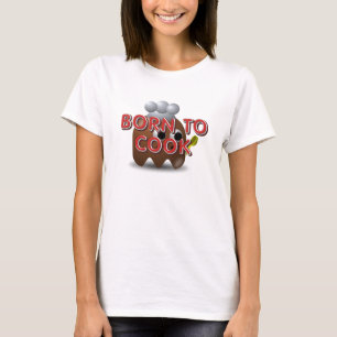 TEE Born to Cook Damen T-Shirts