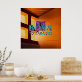 TEE Born to Karaoke Poster (Küche)