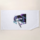 TEE Born to Sing Strandtuch (Vorderseite)