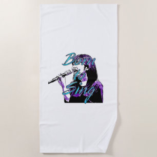 TEE Born to Sing Strandtuch