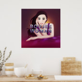TEE Boujee Frau Poster (Küche)