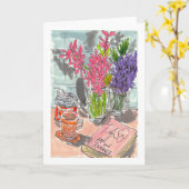 Tee Buch Blumen Karte (Gelbe Blume)