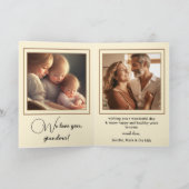 Tee Cake Foto Oma Birthday Herzlichen Glückwunsch Karte (Innenseite)