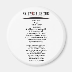 Tee Cake Rezpe Magnet ™