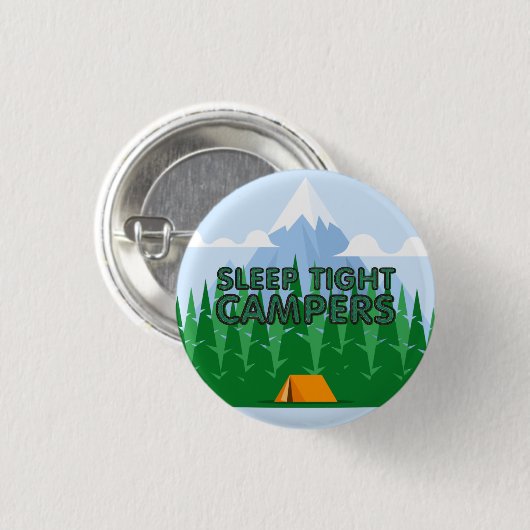 TEE Camper Schlaf Slogan Button (Vorne & Hinten)