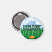 TEE Camper Schlaf Slogan Magnet (Vorderseite/Rückseite)
