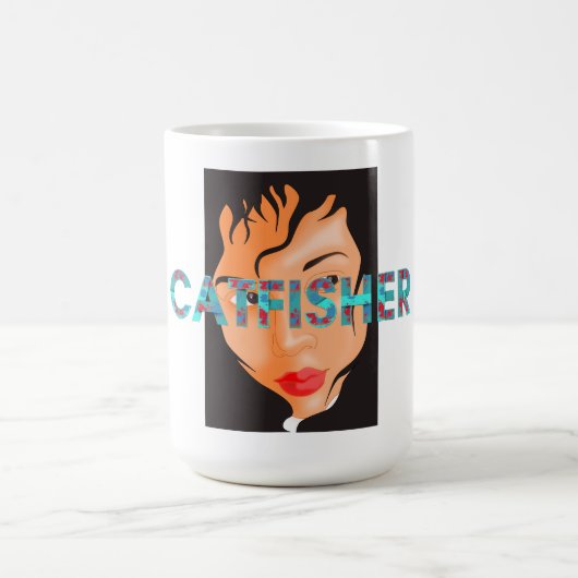 TEE Catfisher Damen Kaffeetasse (Mittel)