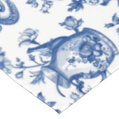 Tee Chinoiserie French Toile Du Jouy Pattern Tischdecke (Schrägansicht)