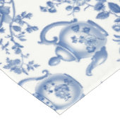 Tee Chinoiserie French Toile Du Jouy Pattern Tischdecke (Schrägansicht)