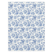 Tee Chinoiserie French Toile Du Jouy Pattern Tischdecke (Vorderseite)