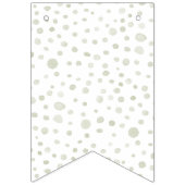 Tee Confetti Wasserfarbe Dots Jagdfahne Wimpelkette (Erste Fahne)