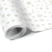 Tee Confetti Watercolor Dots Wrapping Paper Geschenkpapier (Rolleneckpunkt)