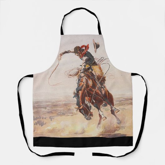 TEE Cowboy-Leben Schürze (Vorderseite)