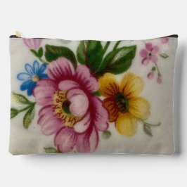 Tee Cup Blumenstrauß Druck Nähtasche Zubehörtasche