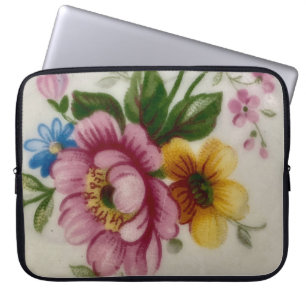 Tee Cup Floral Bouquet Electronics Bag Laptopschutzhülle